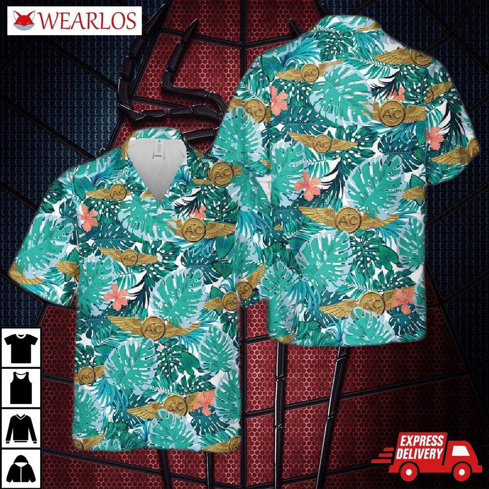 Usn Aircrew Hawaiian Shirt
