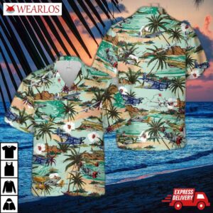Warbird Fighter Planes Hawaiian Shirt
